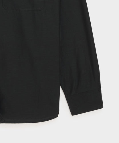 Todd Snyder Cotton-Silk Big Shirt - Black