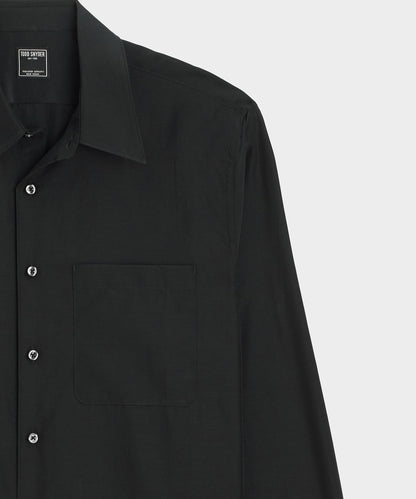 Todd Snyder Cotton-Silk Big Shirt - Black