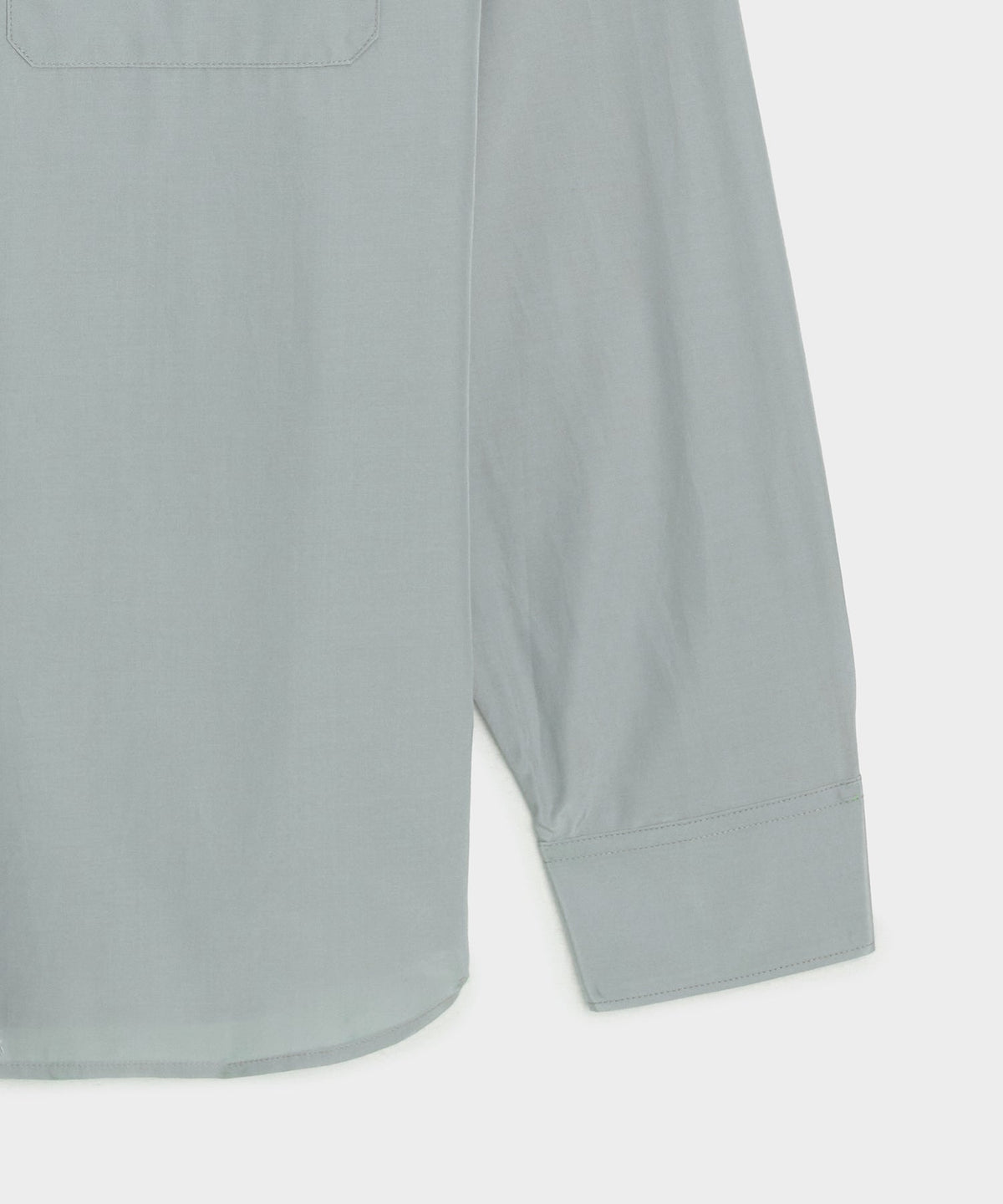 Todd Snyder Cotton-Silk Big Shirt - Silver Lake
