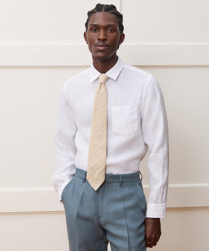 Todd Snyder Sea Soft Irish Linen Shirt - White