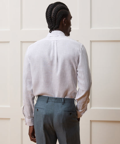 Todd Snyder Sea Soft Irish Linen Shirt - White
