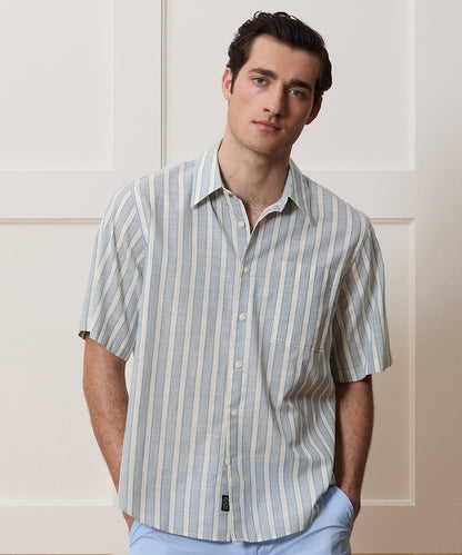Todd Snyder Summerweight Big Shirt - Blue