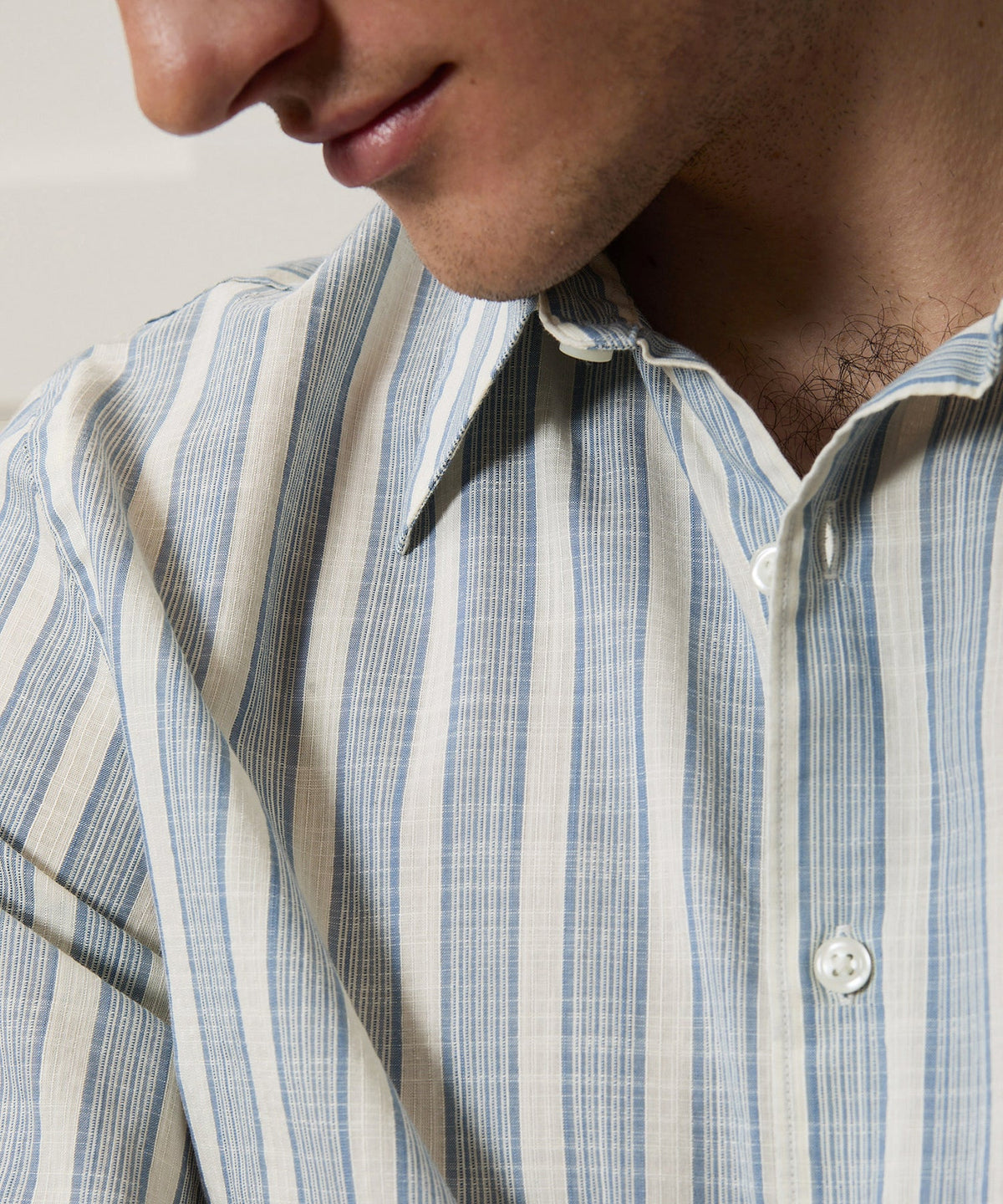 Todd Snyder Summerweight Big Shirt - Blue