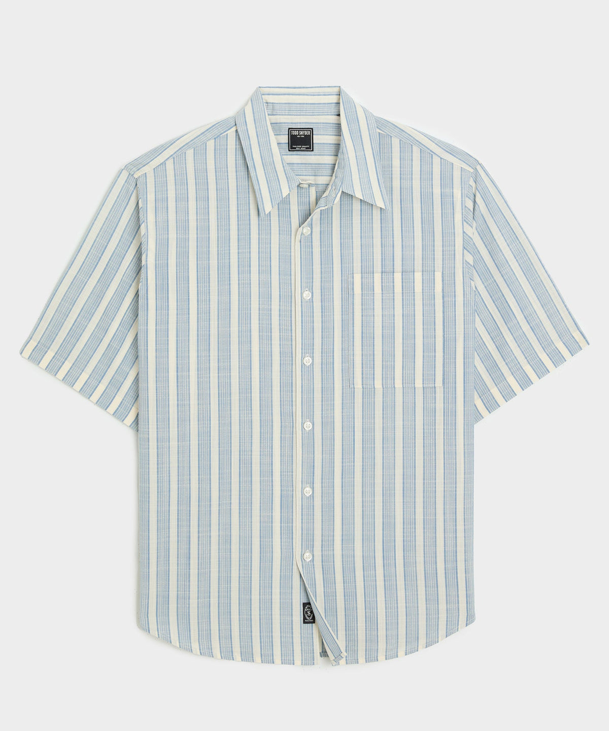 Todd Snyder Summerweight Big Shirt - Blue
