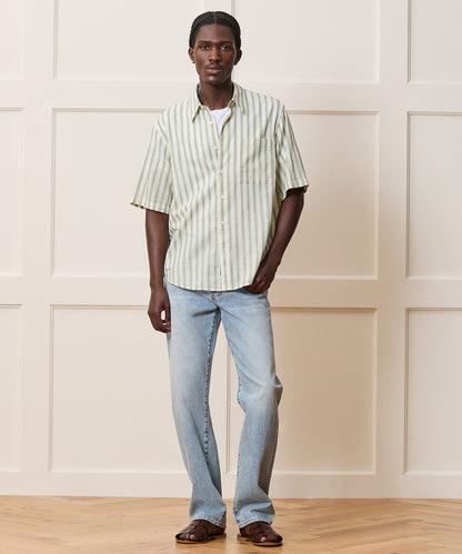 Todd Snyder Summerweight Big Shirt - Olive