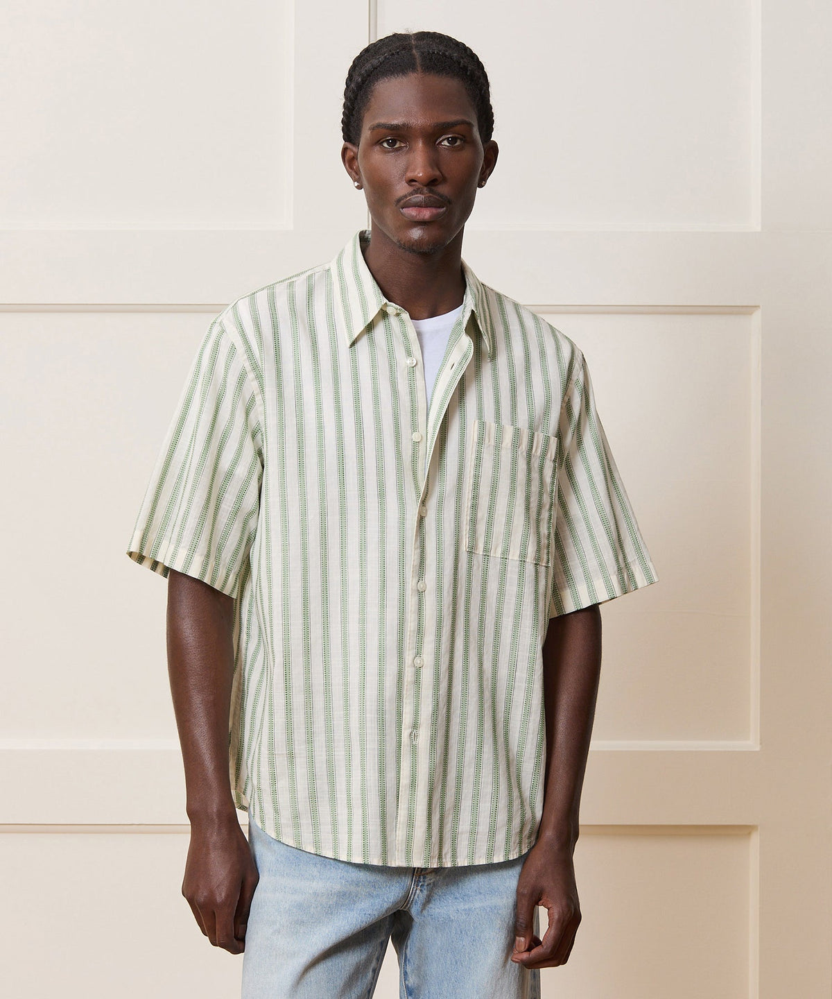 Todd Snyder Summerweight Big Shirt - Olive