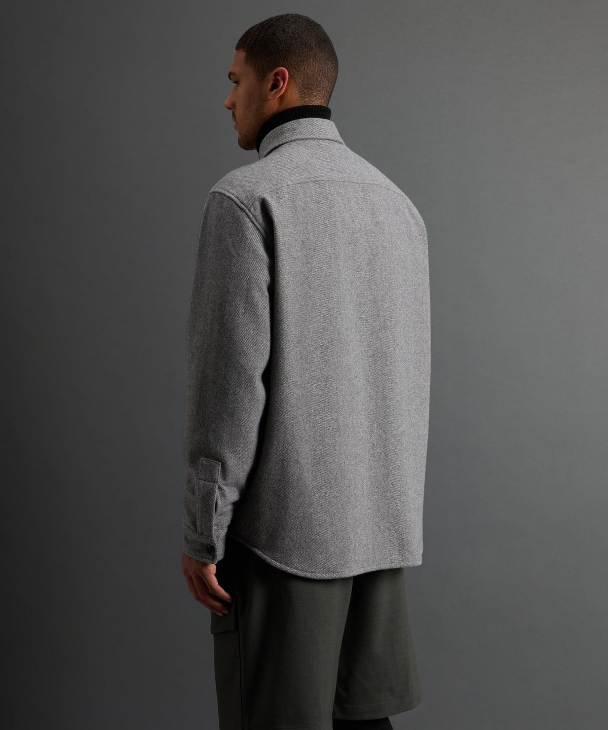 Todd Snyder Todd Snyder X Woolrich Cashmere Shirt Jacket - Grey