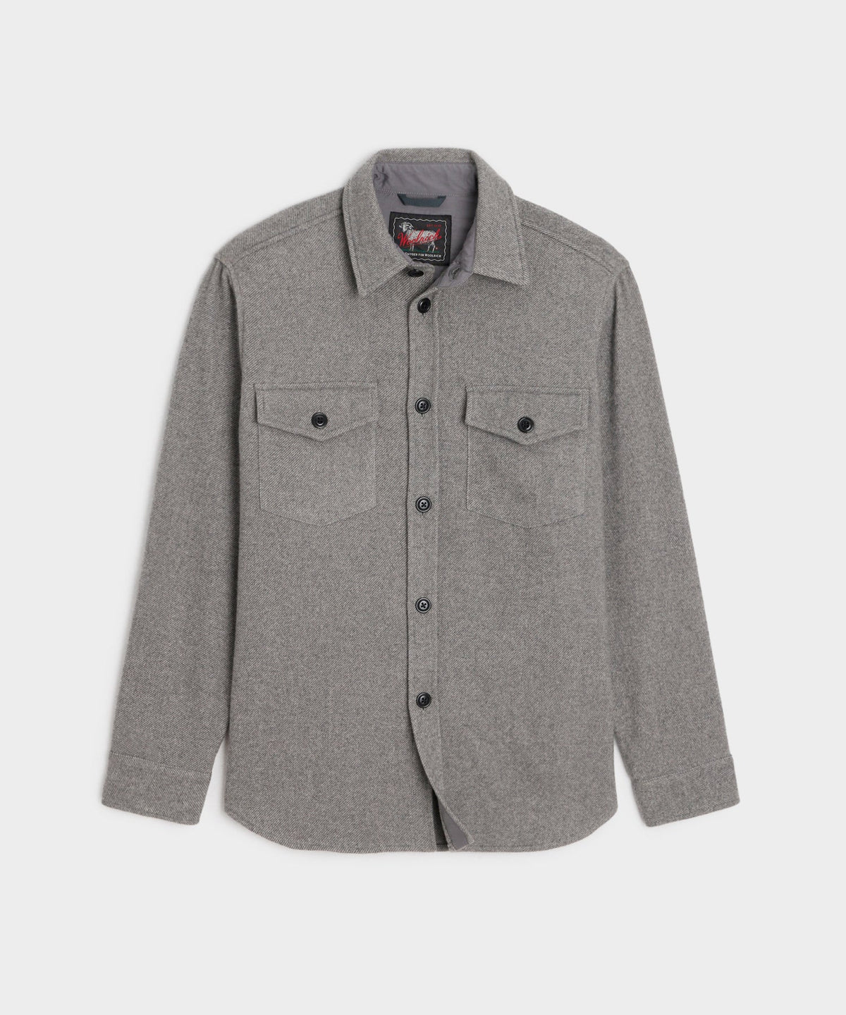 Todd Snyder Todd Snyder X Woolrich Cashmere Shirt Jacket - Grey