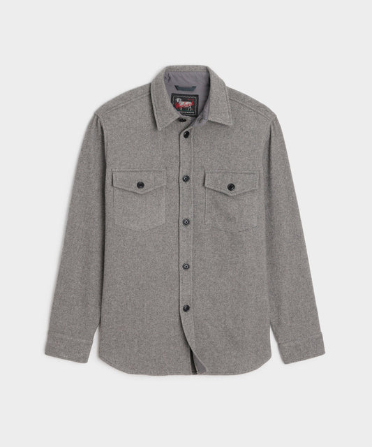 Todd Snyder Todd Snyder X Woolrich Cashmere Shirt Jacket - Grey