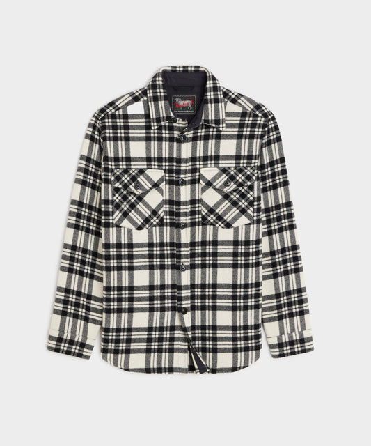 Todd Snyder Todd Snyder X Woolrich Cashmere Shirt Jacket - Black