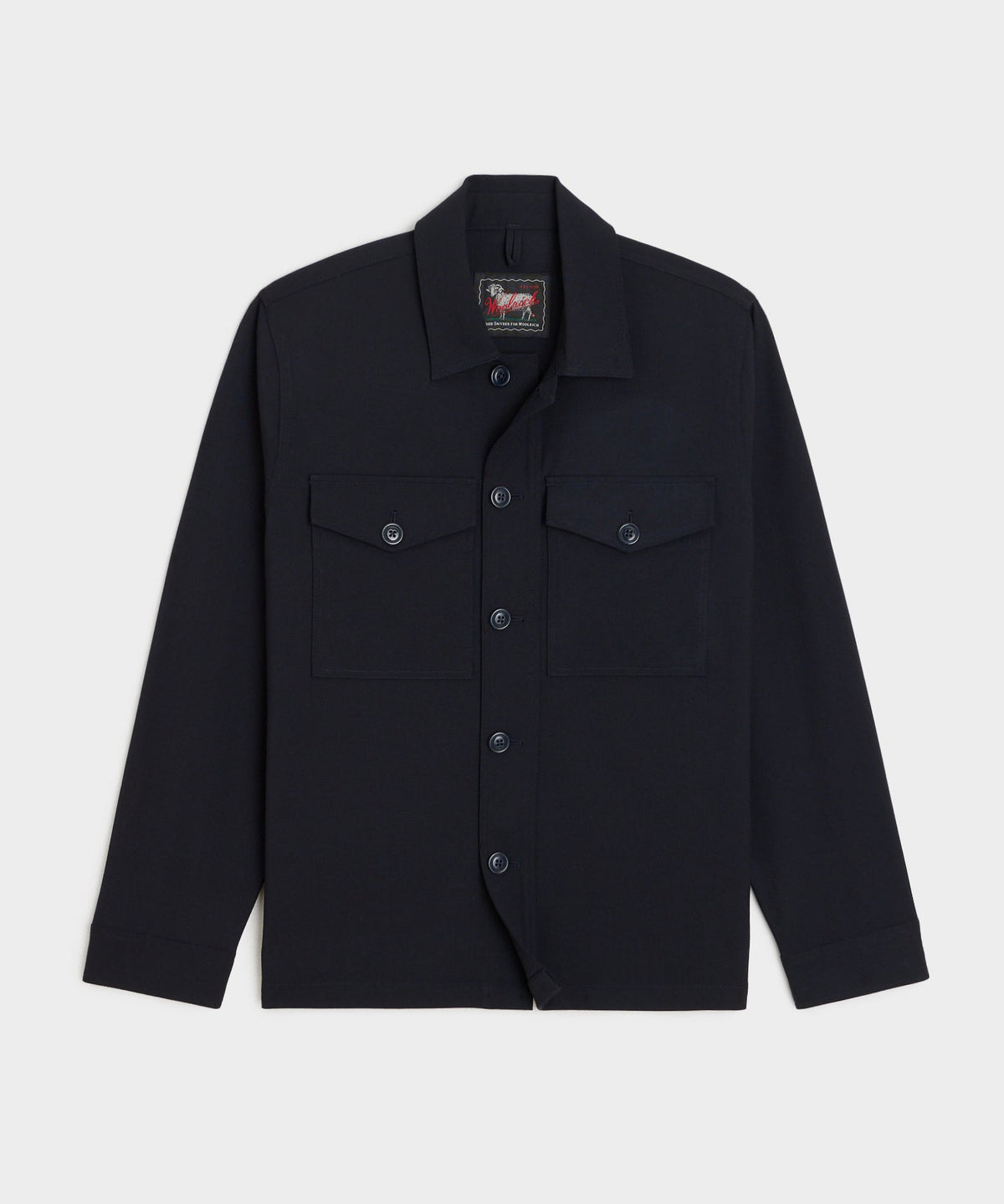 Todd Snyder Todd Snyder X Woolrich Twill Camp Shirt - Navy
