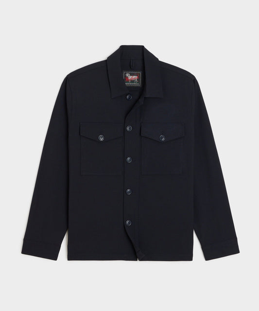 Todd Snyder Todd Snyder X Woolrich Twill Camp Shirt - Navy