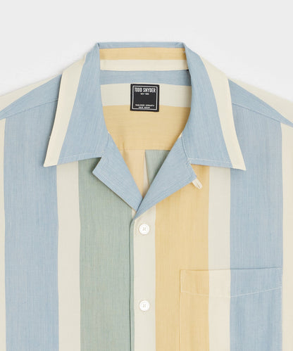 Todd Snyder Cropped Rayon Capri Shirt - Ivory