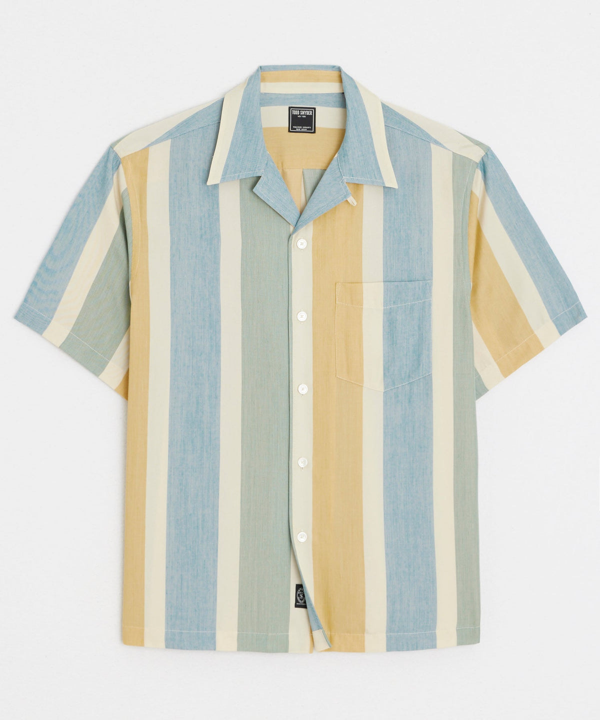 Todd Snyder Cropped Rayon Capri Shirt - Ivory