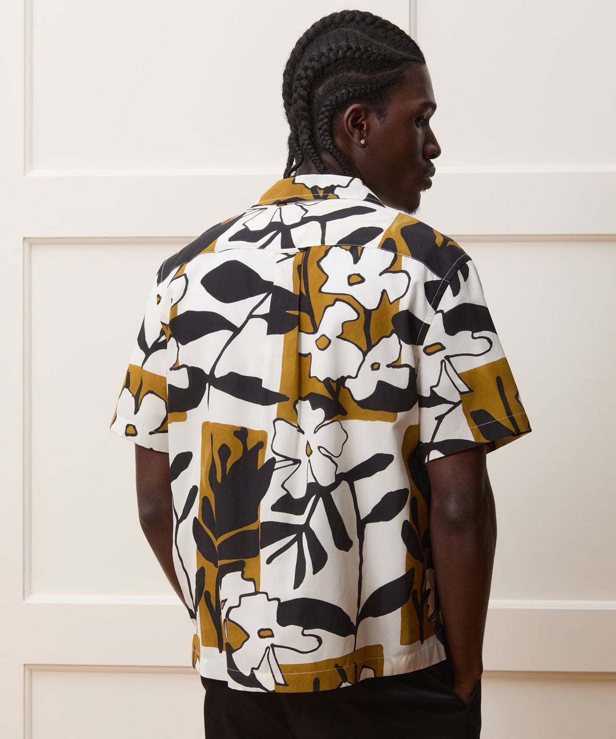 Todd Snyder Cropped Silk-Cotton Camp Collar Shirt - White
