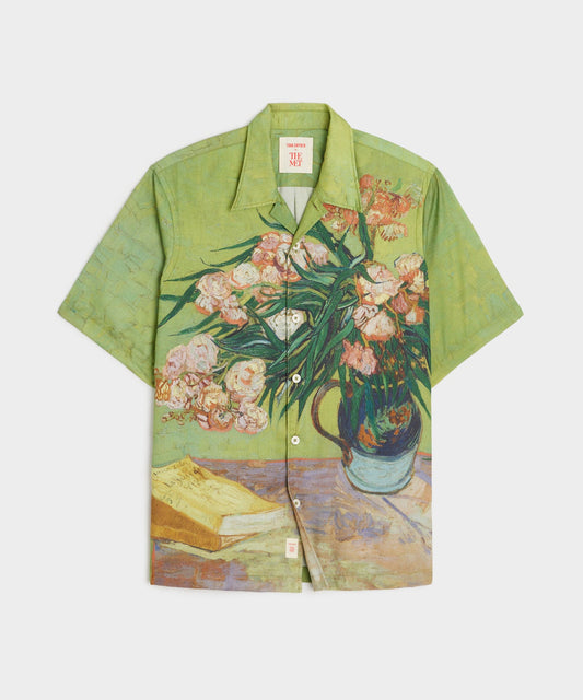 Todd Snyder Todd Snyder x The Met Van Gogh Oleanders Cabana Shirt - Green