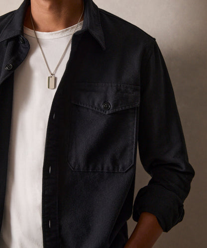 Todd Snyder Chamois Shirt - Black