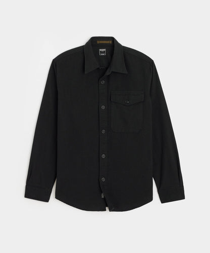 Todd Snyder Chamois Shirt - Black