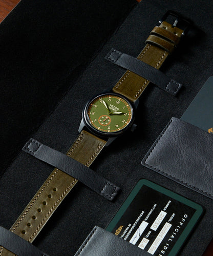 Todd Snyder Todd Snyder x Weiss Watch Company 38MM Standard Issue Watch - Olive