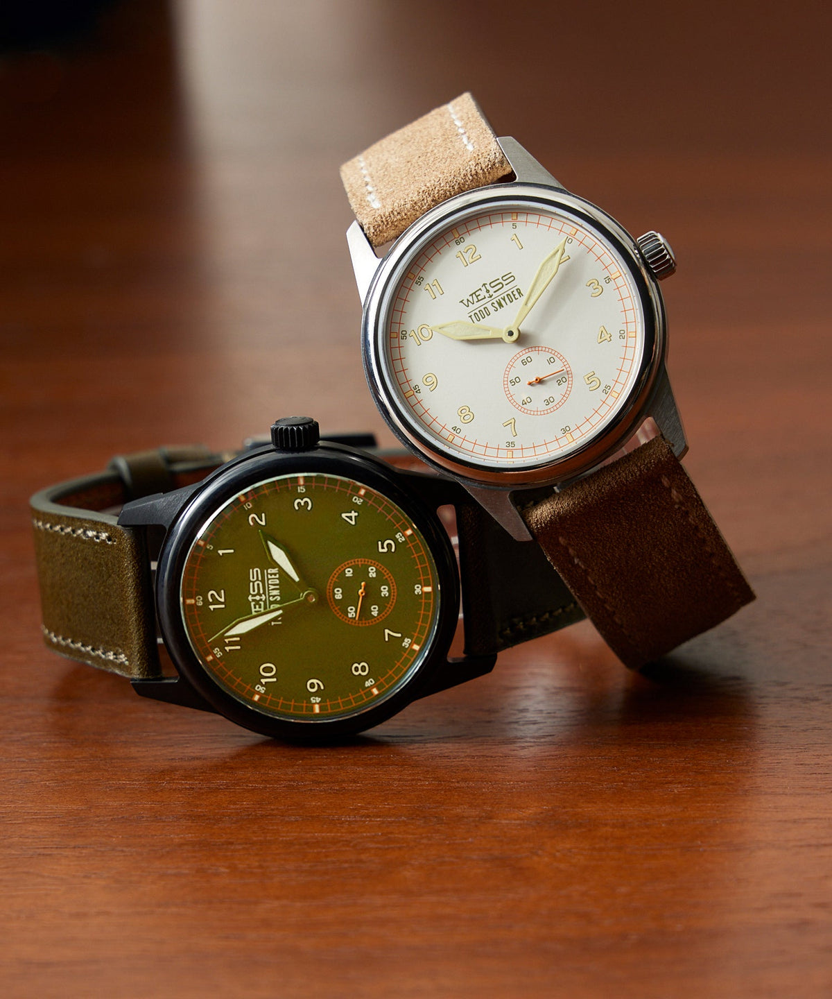 Todd Snyder Todd Snyder x Weiss Watch Company 38MM Standard Issue Watch - Olive