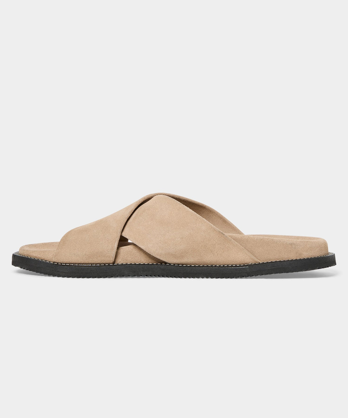 Todd Snyder Nomad Suede Crossover Sandal - Sand