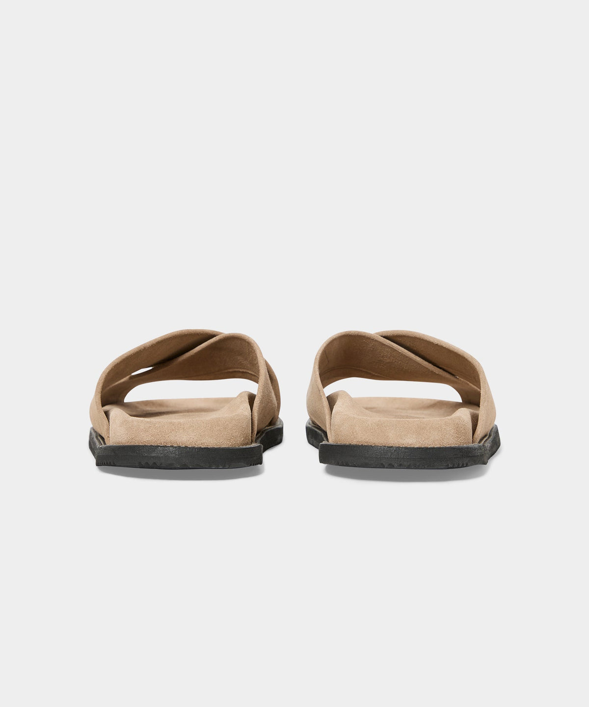Todd Snyder Nomad Suede Crossover Sandal - Sand