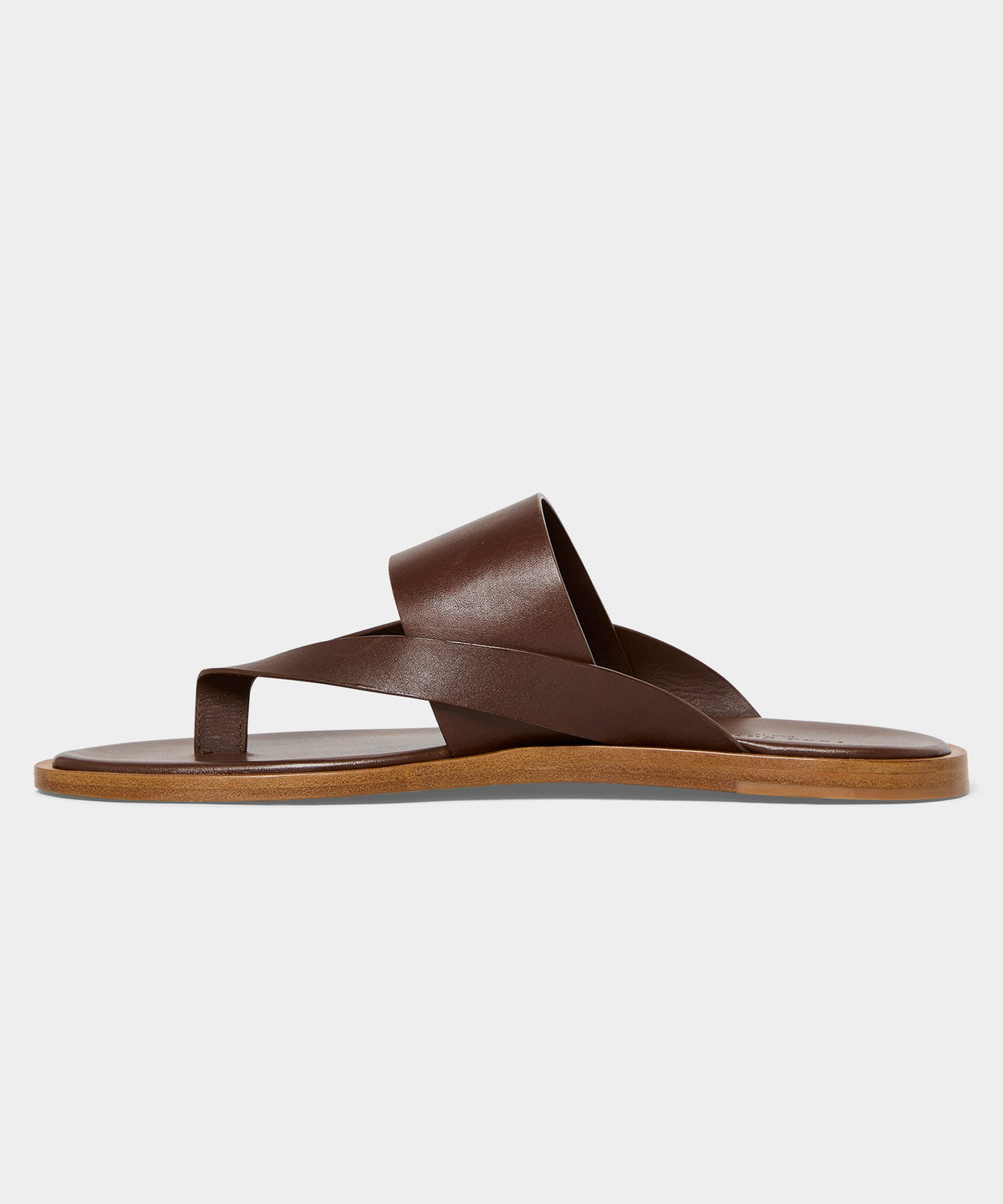 Todd Snyder Porto Leather Crossover Sandal - Brown