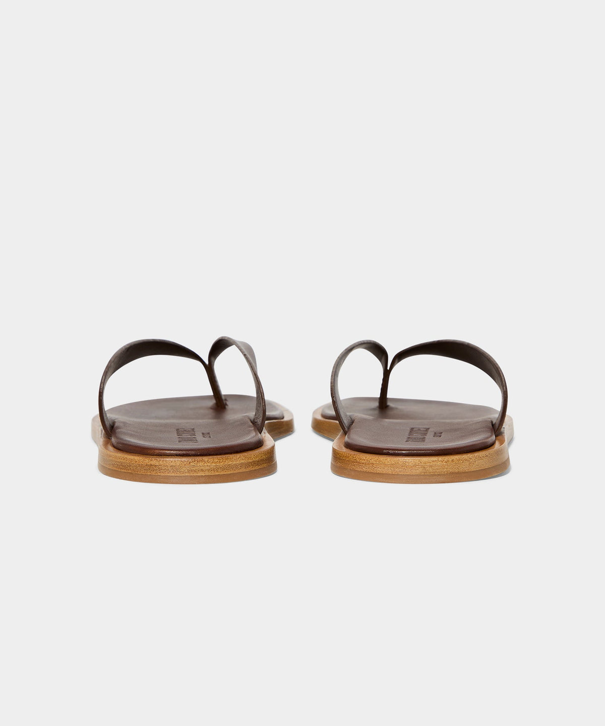 Todd Snyder Porto Leather Thong Sandal - Brown
