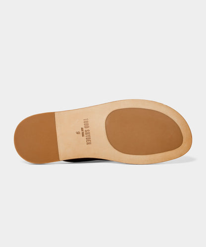Todd Snyder Porto Leather Thong Sandal - Brown