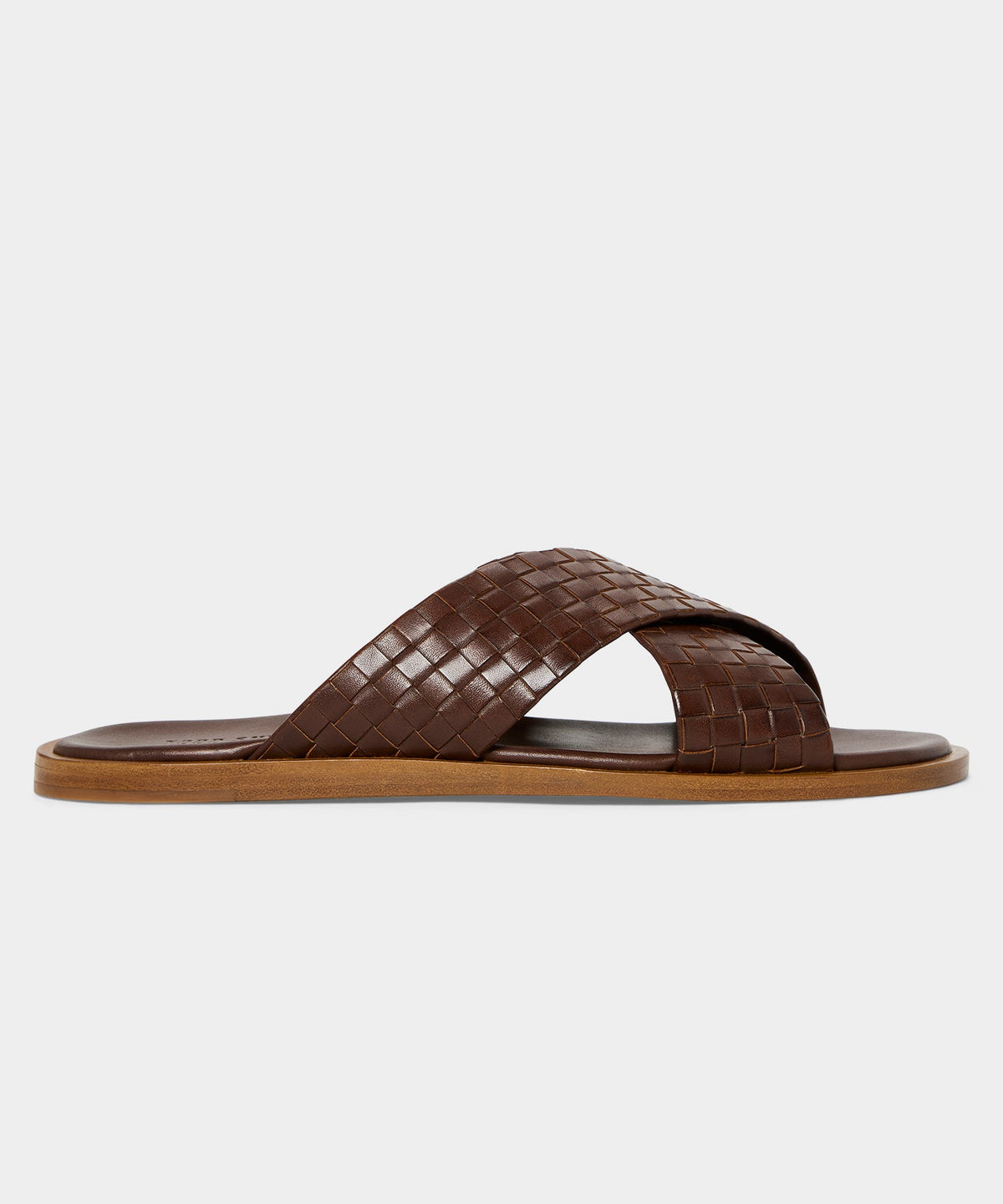 Todd Snyder Porto Woven Leather Sandal - Brown
