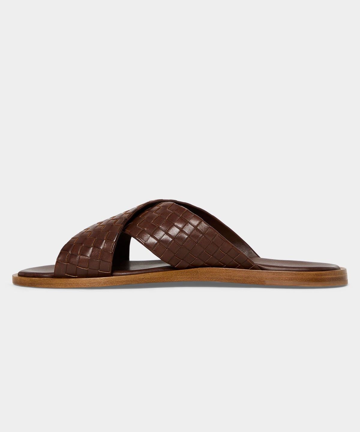 Todd Snyder Porto Woven Leather Sandal - Brown