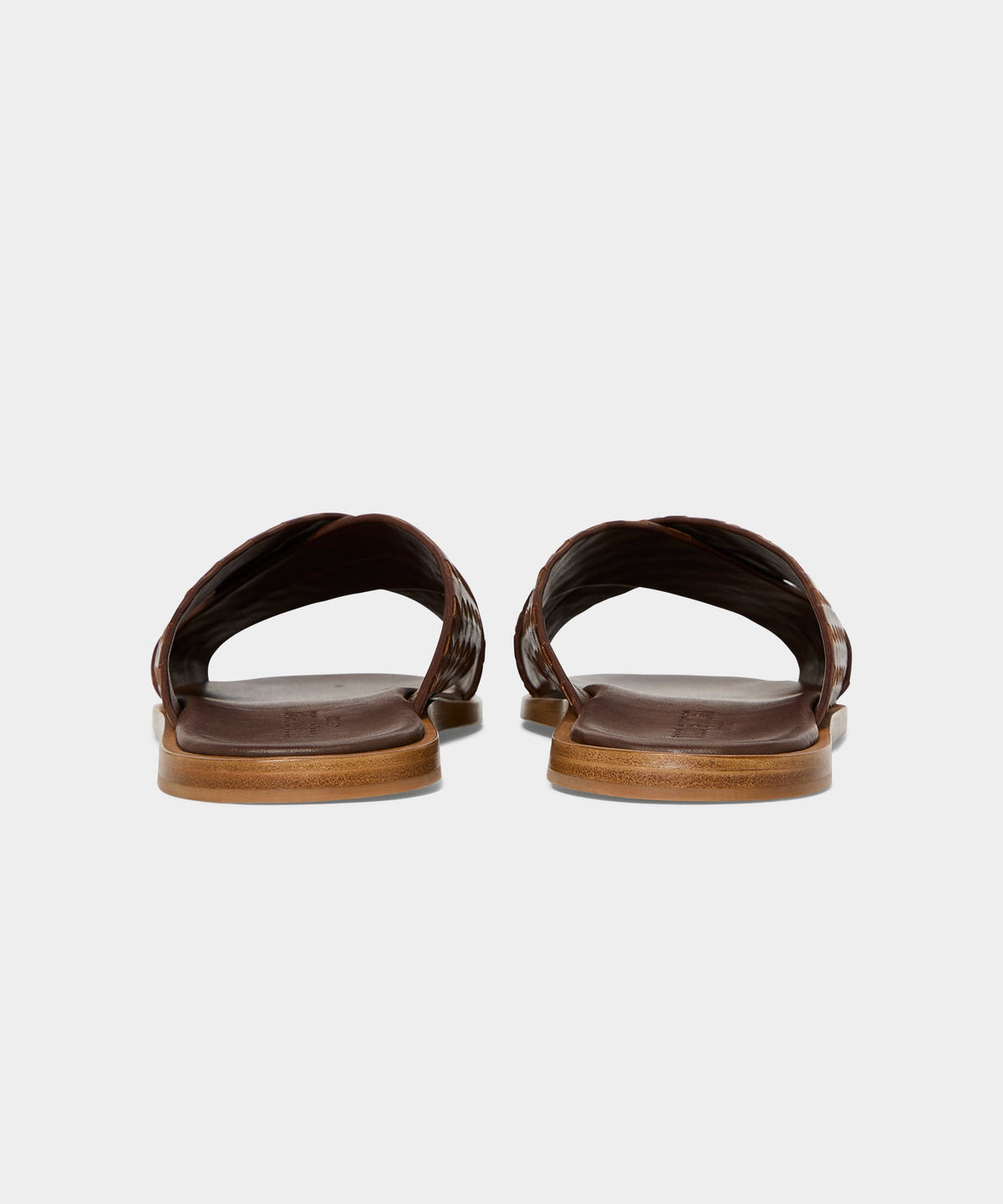 Todd Snyder Porto Woven Leather Sandal - Brown