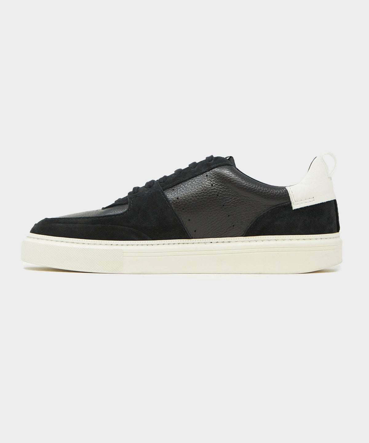 Todd Snyder Tuscan Leather Court Shoe - Black