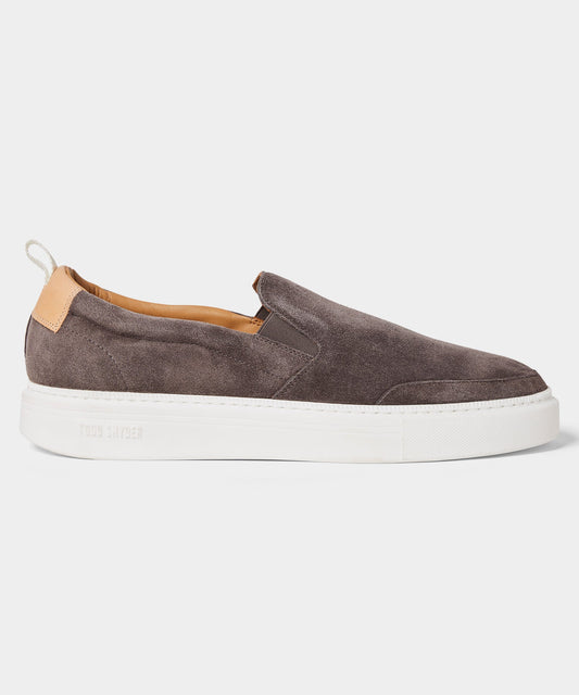 Todd Snyder Tuscan Slip-On Sneaker - Charcoal