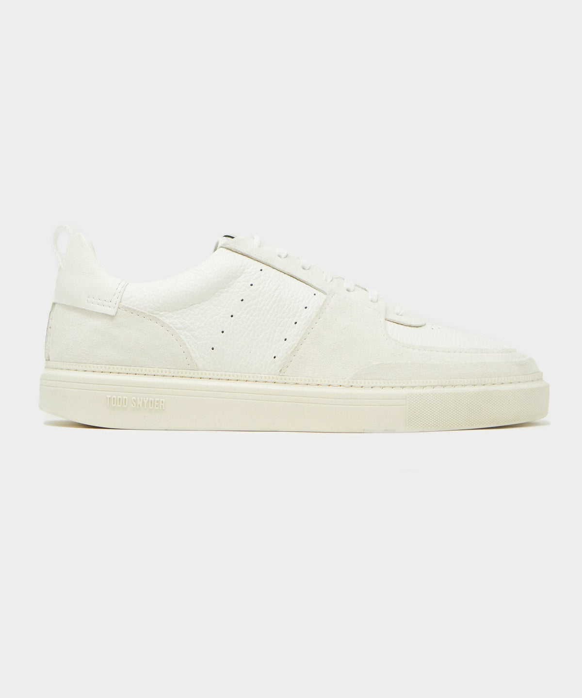 Todd Snyder Tuscan Leather Court Shoe - White