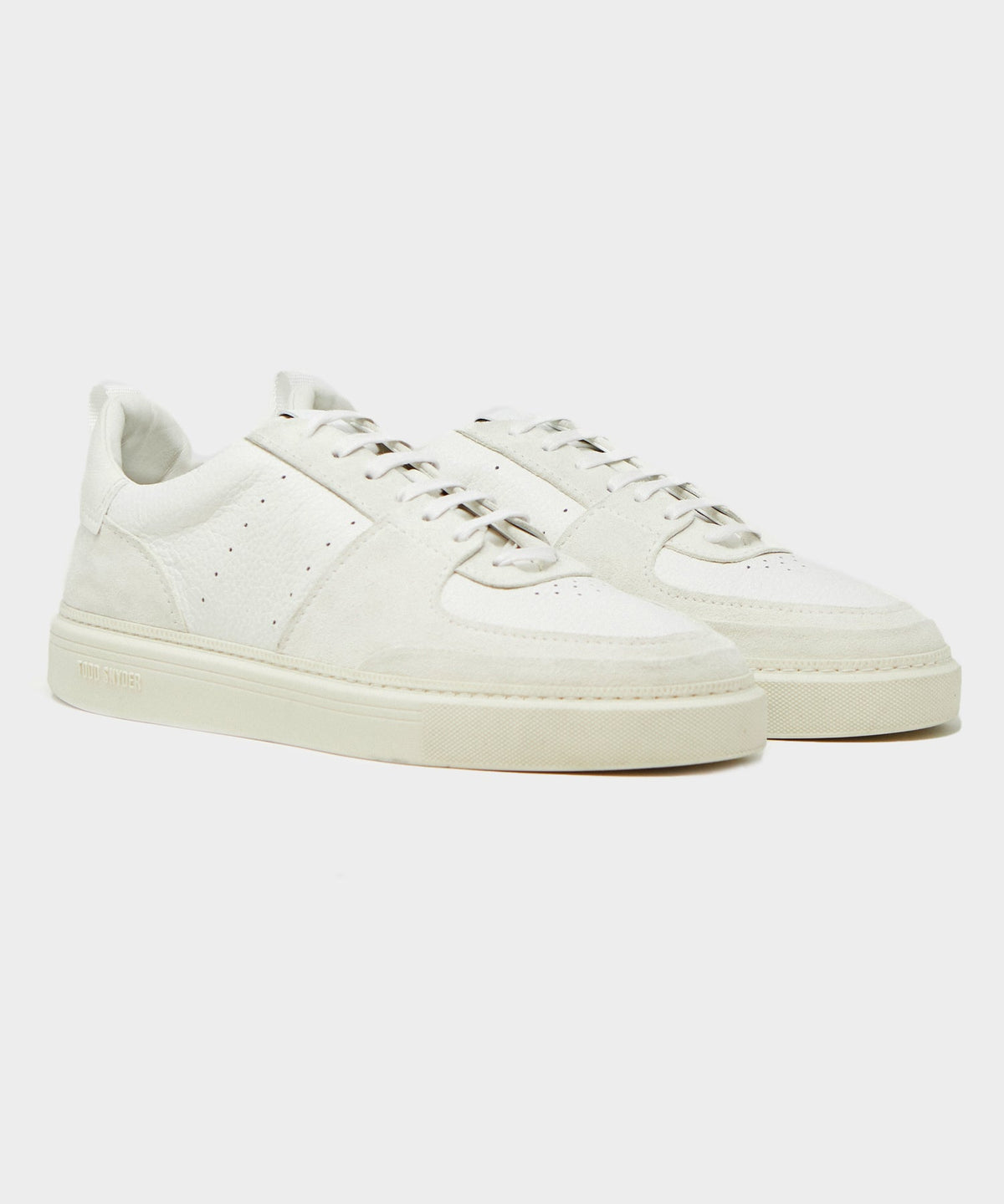 Todd Snyder Tuscan Leather Court Shoe - White