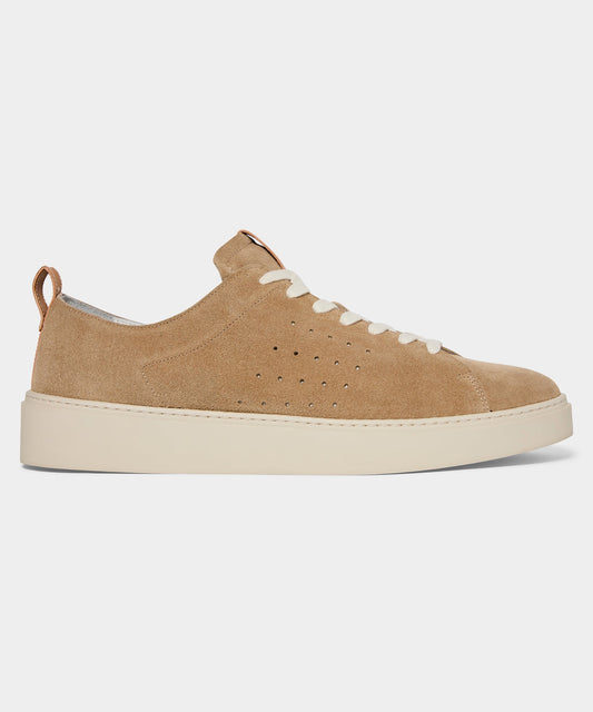 Todd Snyder Porto Suede Court Sneaker - Sand