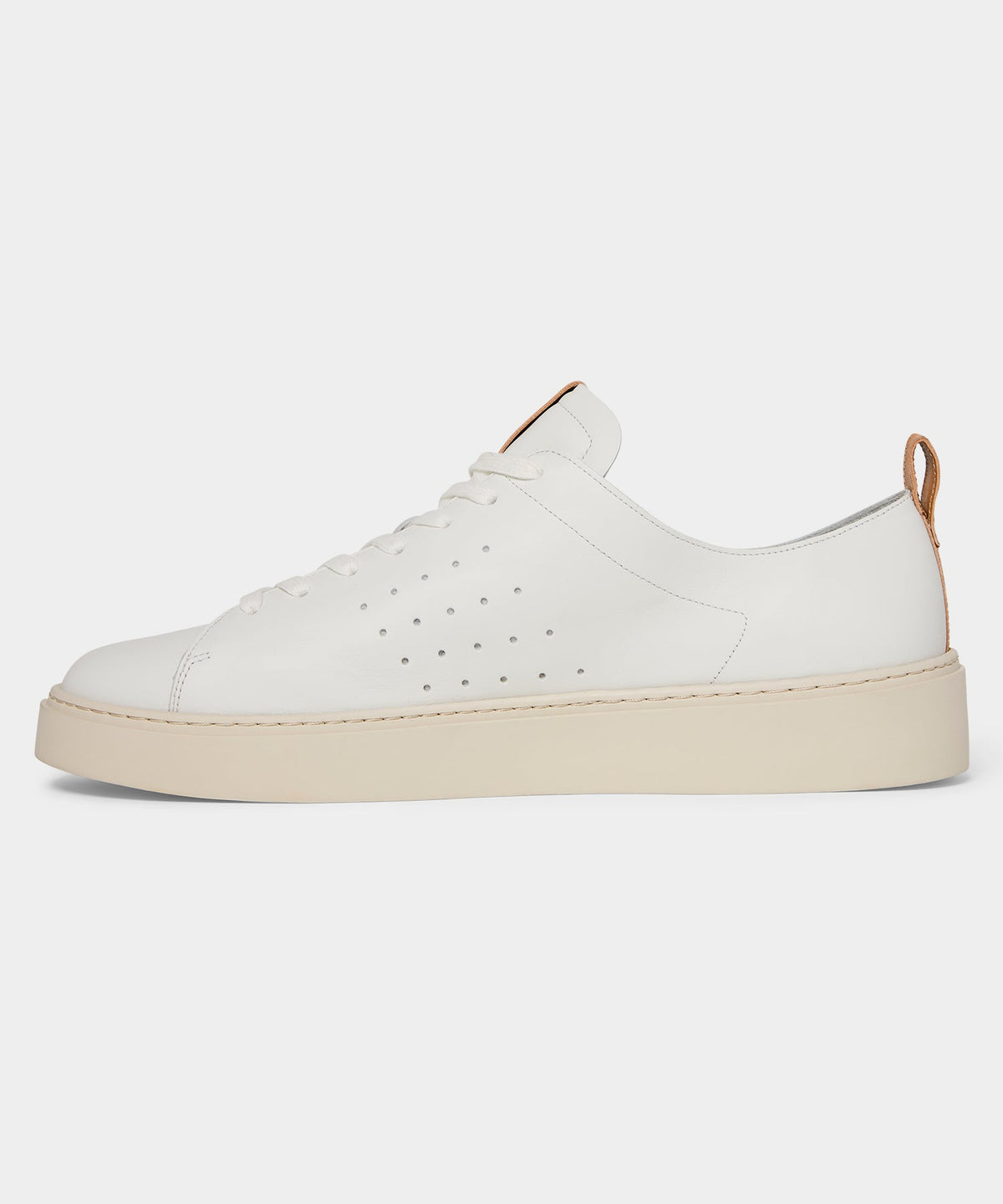 Todd Snyder Porto Leather Court Sneaker - White