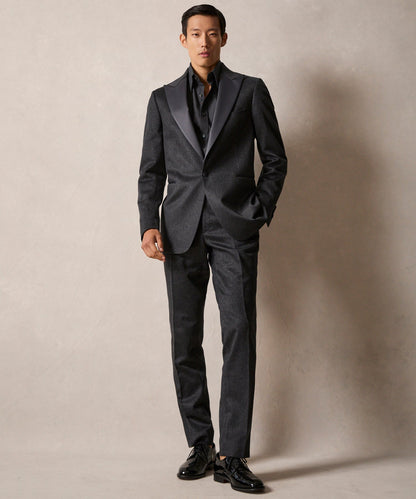Todd Snyder Italian Cashmere Peak Lapel Tuxedo Jacket - Grey