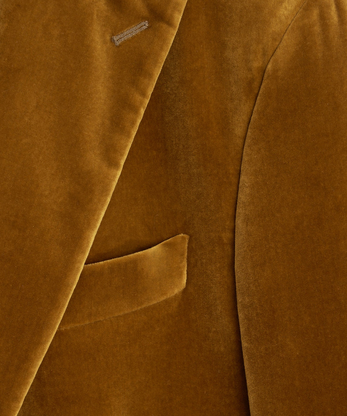 Todd Snyder Italian Velvet Peak Lapel Dinner Jacket - Brass