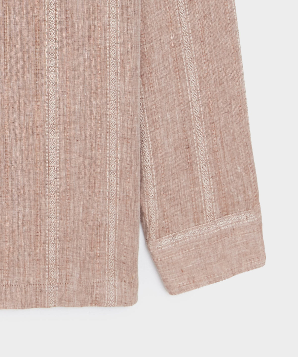 Todd Snyder Relaxed Linen Popover Shirt - Rust