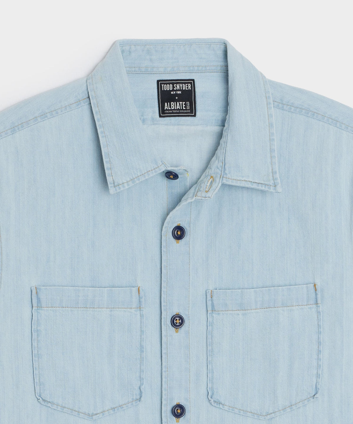 Todd Snyder Denim Overshirt - Indigo