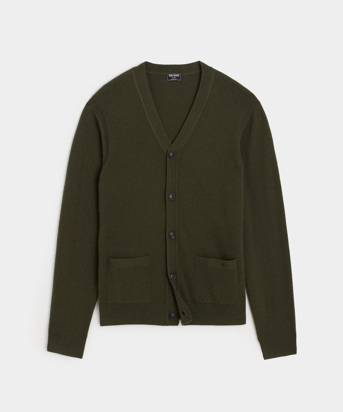 Todd Snyder Cashmere Cardigan - Snyder Olive