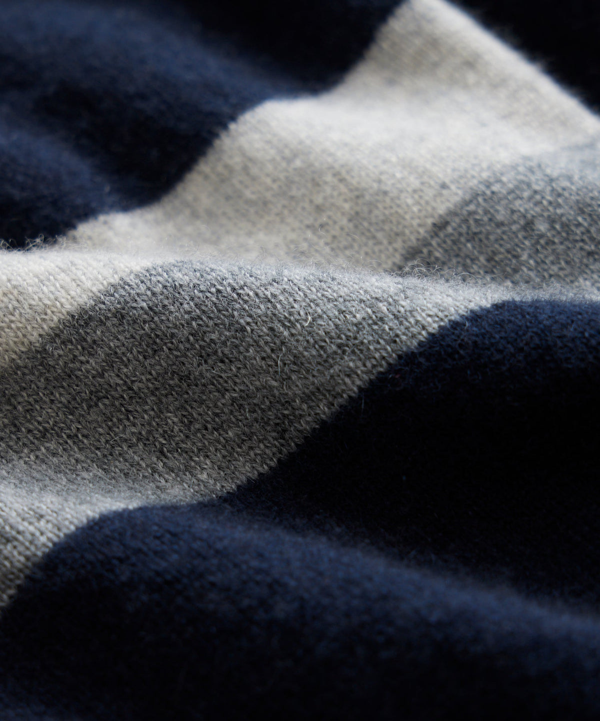 Todd Snyder Luxe Cashmere Armstripe Cardigan - Navy