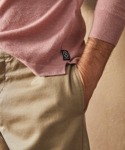 Todd Snyder Cashmere Pocket Tee - Rose Quartz|ROSE QUARTZ