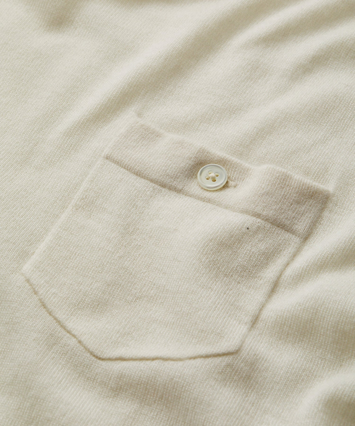 Todd Snyder Premium Cashmere Pocket Tee - Bisque|BISQUE