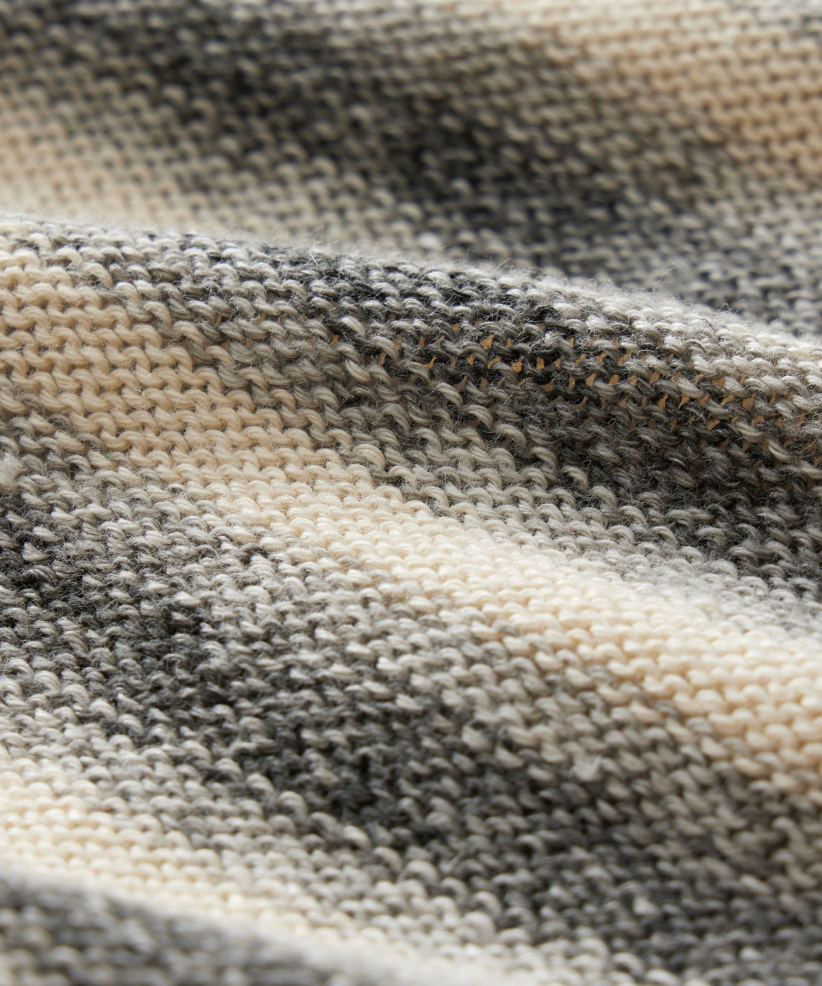 Todd Snyder Linen-Cotton Stripe Popover Hoodie - Silver Mist