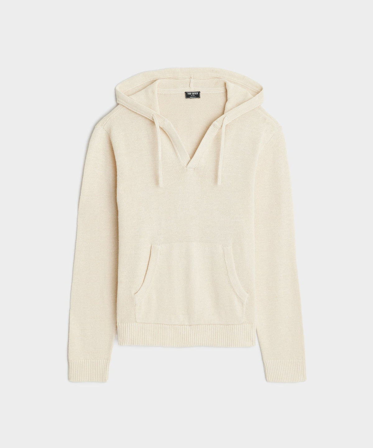 Todd Snyder Linen-Cotton Popover Hoodie - Bisque
