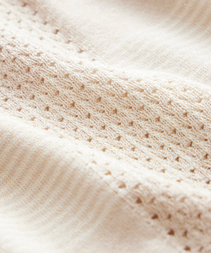 Todd Snyder Mesh Silk-Cotton Montauk Sweater Polo - Coastal White