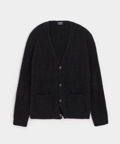 Todd Snyder Brushed Alpaca Cardigan - Black